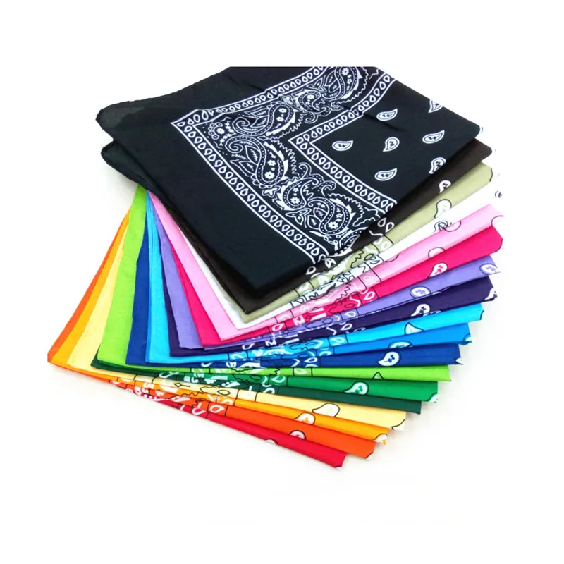 Женские льняные банданы модные аксессуары для волос квадратный шарф Женский