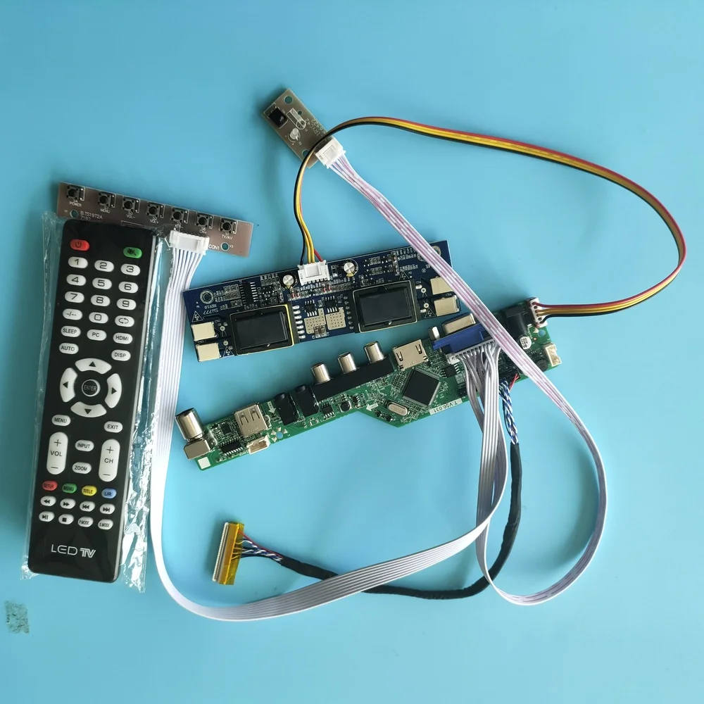 

Kit for LM201WE3-(TL)(A1)(TL)(B1)4 lamps 1680X1050 Remote Signal 30pin LCD Controller Board Module VGA AV TV USB New Driver