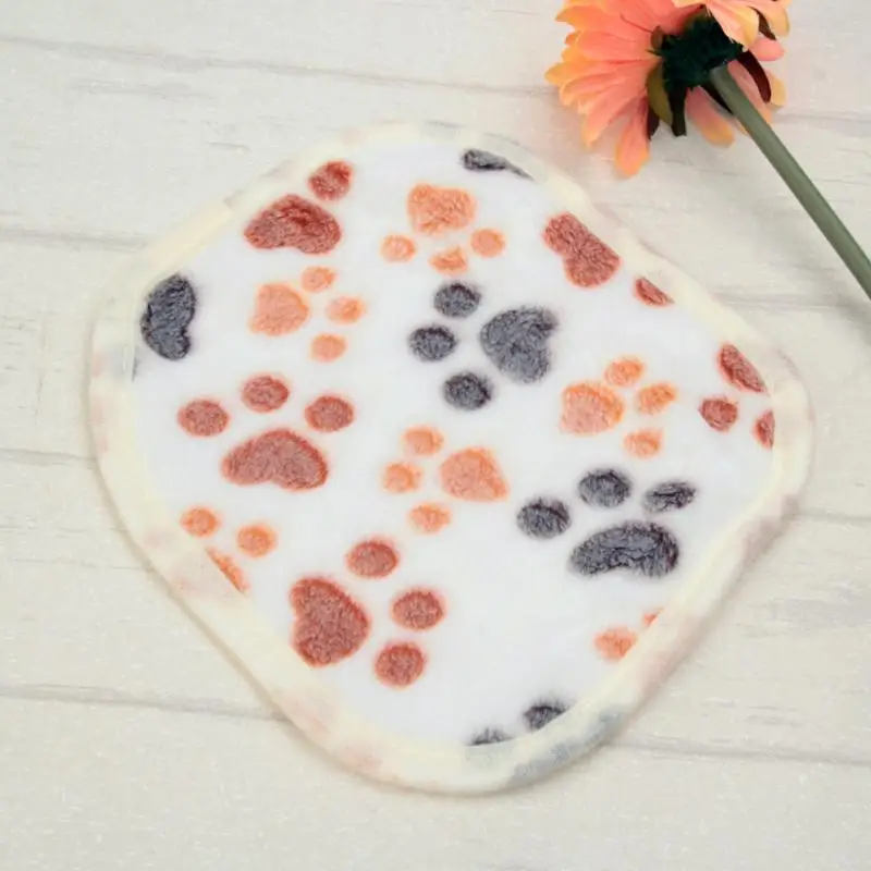 Одеяло для домашних животных зимний теплый мягкий лежак собак и кошек с принтом