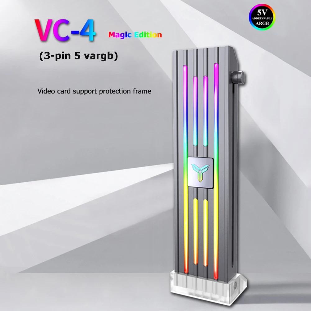 jonsbo vc 4 argb graphics card gpu brace support for atxmatxitx chassis for pc computer dropshipping free global shipping