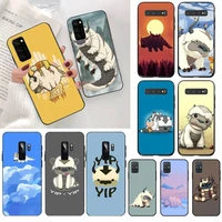 hpchcjhm appa yip yip avatar phone case cover for samsung s20 plus ultra s6 s7 edge s8 s9 plus s10 5g lite 2020