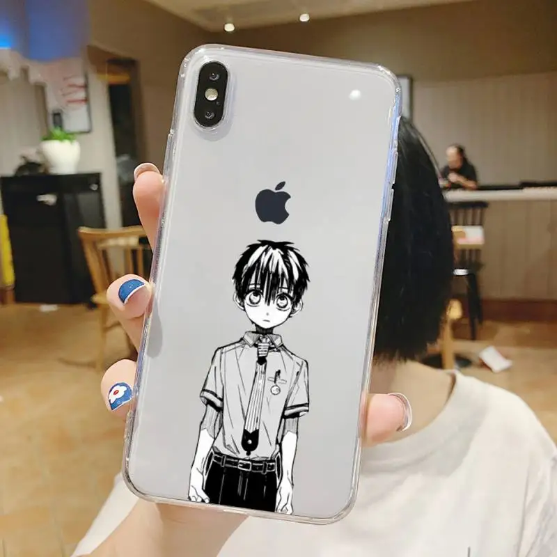 

Jibaku Shounen Hanako kun anime Phone Case Transparent for iPhone 6 7 8 11 12 s mini pro X XS XR MAX Plus