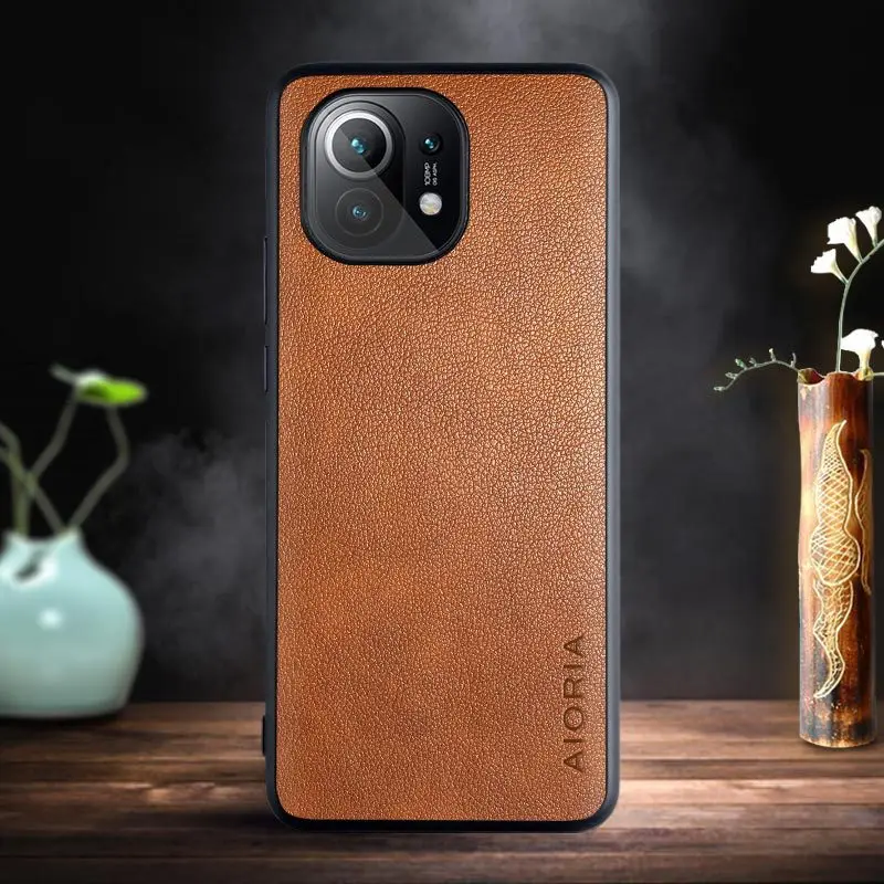 

Slim Business Leather Shell Cover for Xiaomi Mi 11 Mi11 Xiao Mi 11 Xiaomi11 Matte Feeling Phone Case Fundas Coque