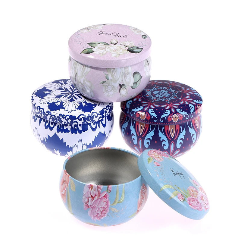 Жестяная коробка-органайзер в форме барабана коробка для конфет и печенья