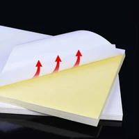 a4 inkjet printer copier craft paper self adhesive sticker label matte surface paper sheet 100 sheets