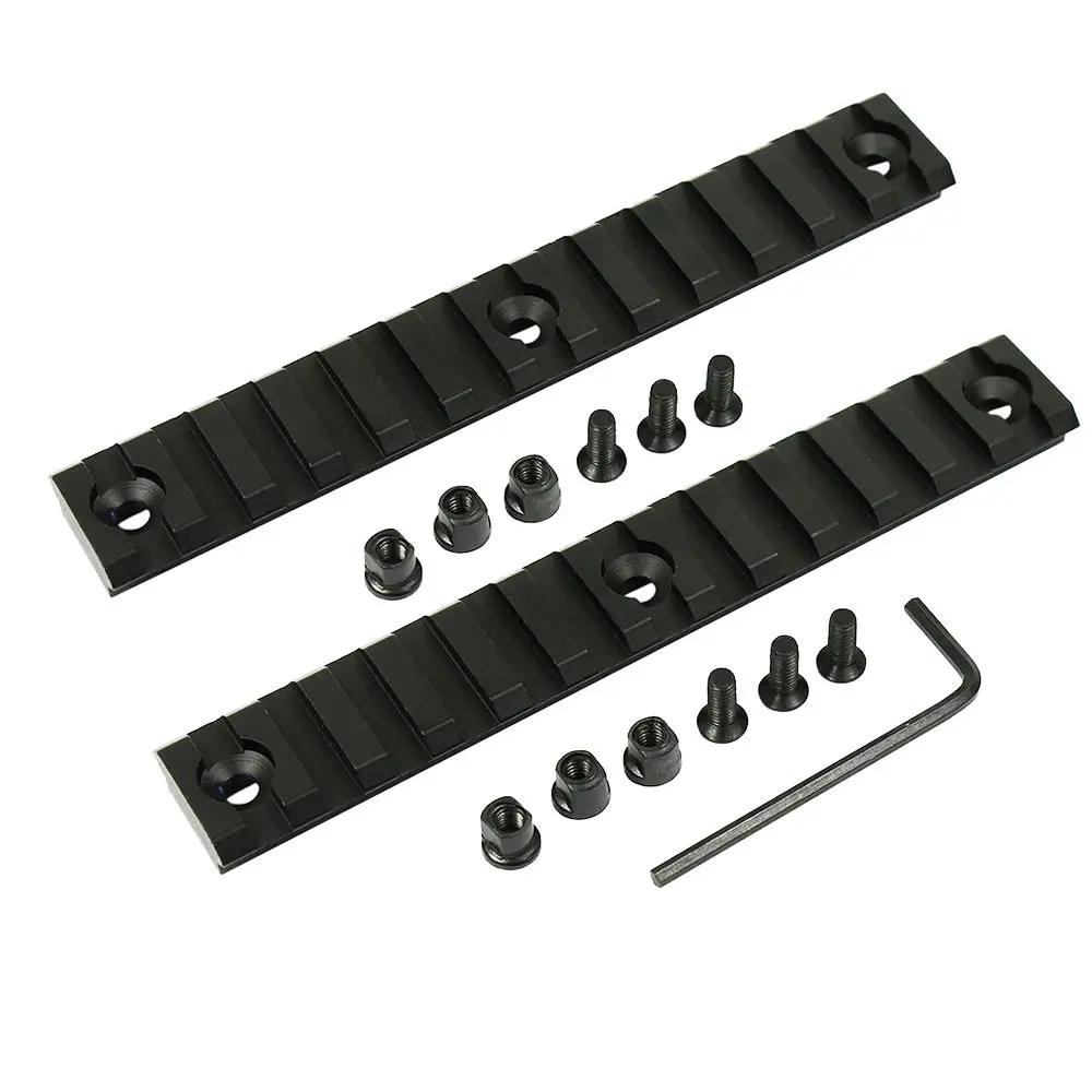 Keymod 13 слот 5 &quotPicatinny Weaver Rail Handguard секции из алюминия | Спорт и развлечения