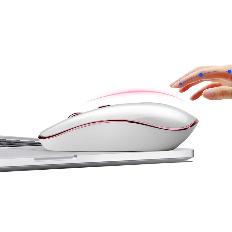 Беспроводная Бесшумная мышь FITONES 2 4 ГГц для ноутбука портативная мини бесшумная