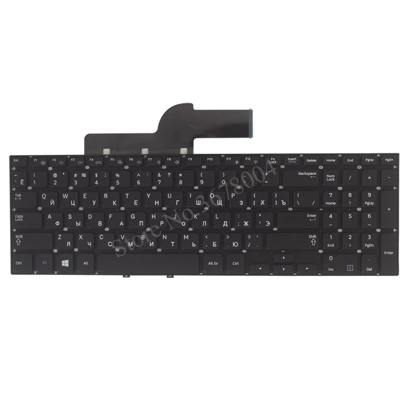 Новая русская клавиатура для Samsung 270e5v 275e5v 275E5E 270E5E NP270E5E NP275E5E NP270E5V NP275E5V черная RU