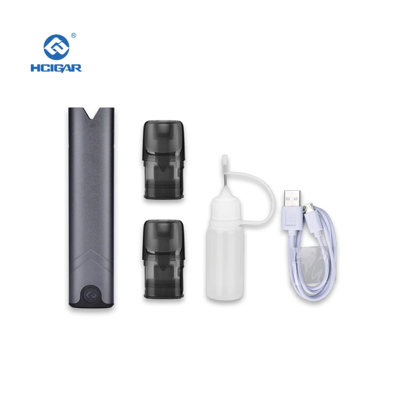 Gray HCIGAR AKSO OS Pod Комплект 1,4 мл многоразового бака мини pod vape ручка MTL стартовый комплект Электронная сигарета с воздушным приводом pod система - Цвет: Gray