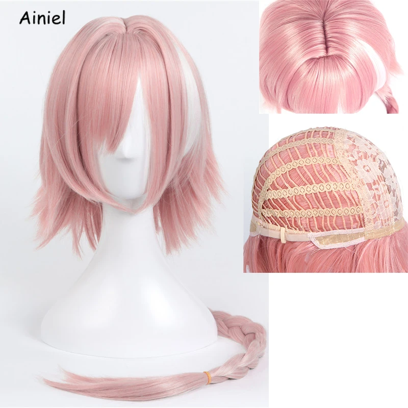 FGO Fate/Grand заказ косплей Astolfo парик фуджимару рицука Длина парика 36 см оранжевый