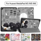 Чехол для планшета MTT для Huawei MediaPad M5 Lite 10 10,1 BAH2-W19 Чехол-книжка из искусственной кожи для Huawei MediaPad M3 M5 M6 8,4 дюйма