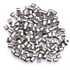 5001000 шт.лот 2 мм посеребренные Родиевые Обжимные бусины для изготовления ювелирных изделий