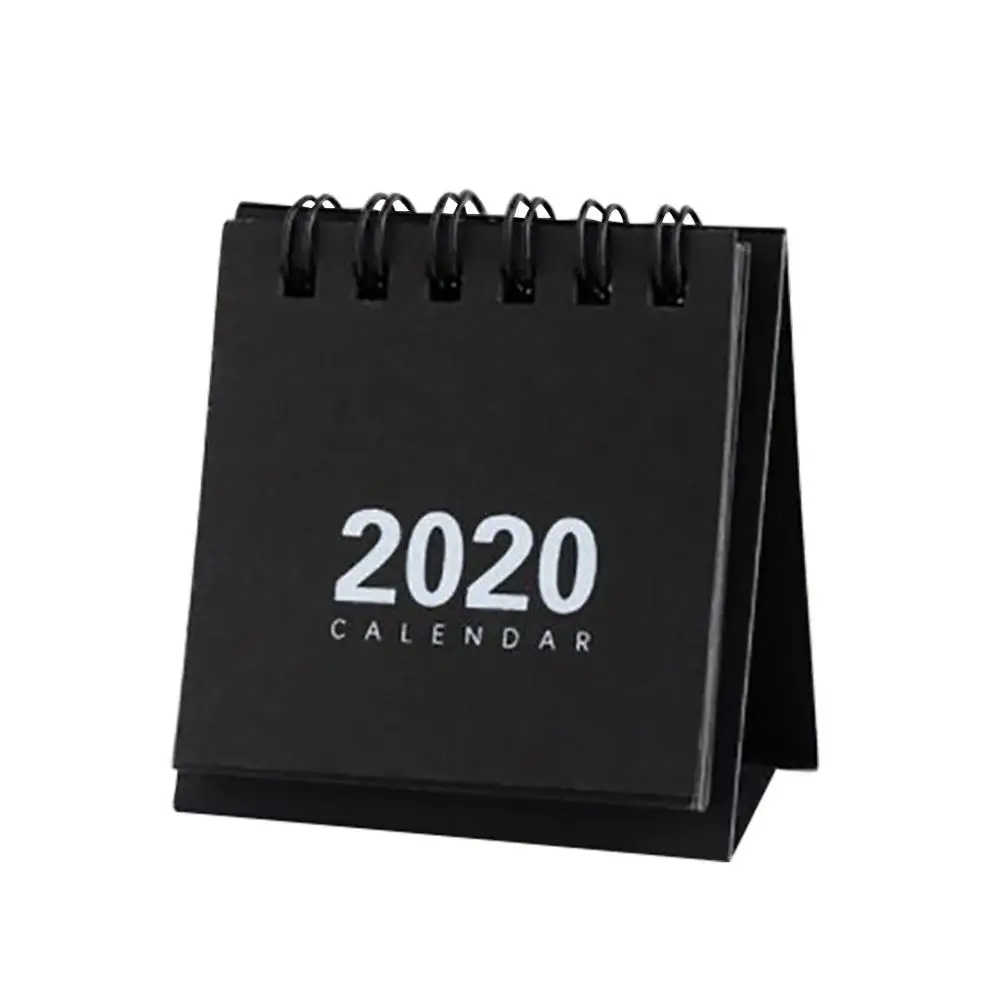 2020 Mini Desk Calendar Stand Up Flip Daily Monthly Table Planner Agenda Organizer for Home School Office Decor L*5 |