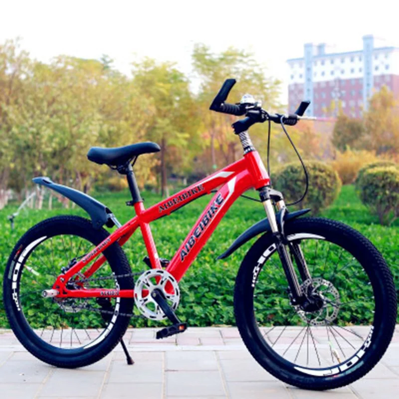 

Adult Mountain Bike 22-Inch Single-Speed Two-Disc Brake Shock Absorber Student Mountain Bike