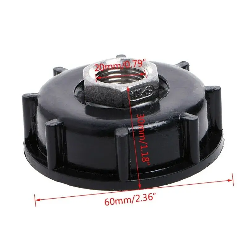 1 шт. IBC Tote бак дренажный адаптер садовый шланг 2 Женский до 1/2 женский прочный | Дом