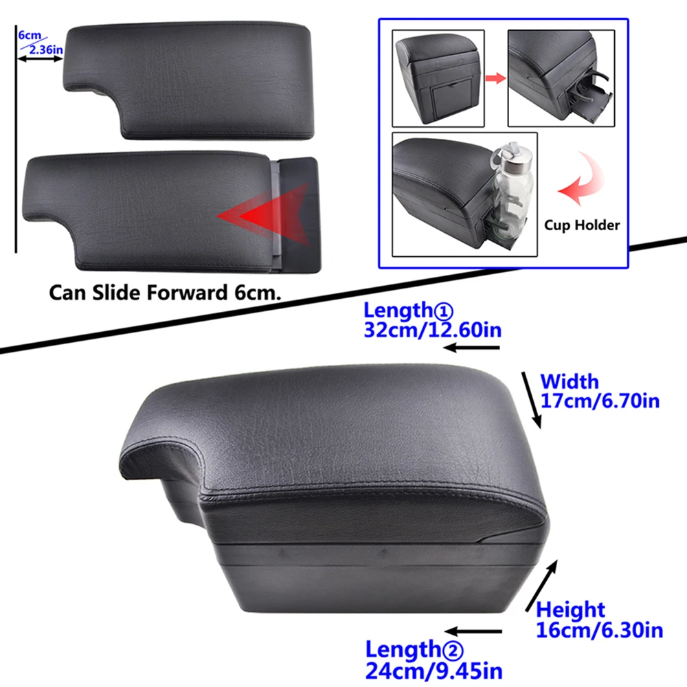 Для Mazda CX 3 2015 2019 Новый подлокотник USB 2016 2018 автомобильный Стайлинг Черный