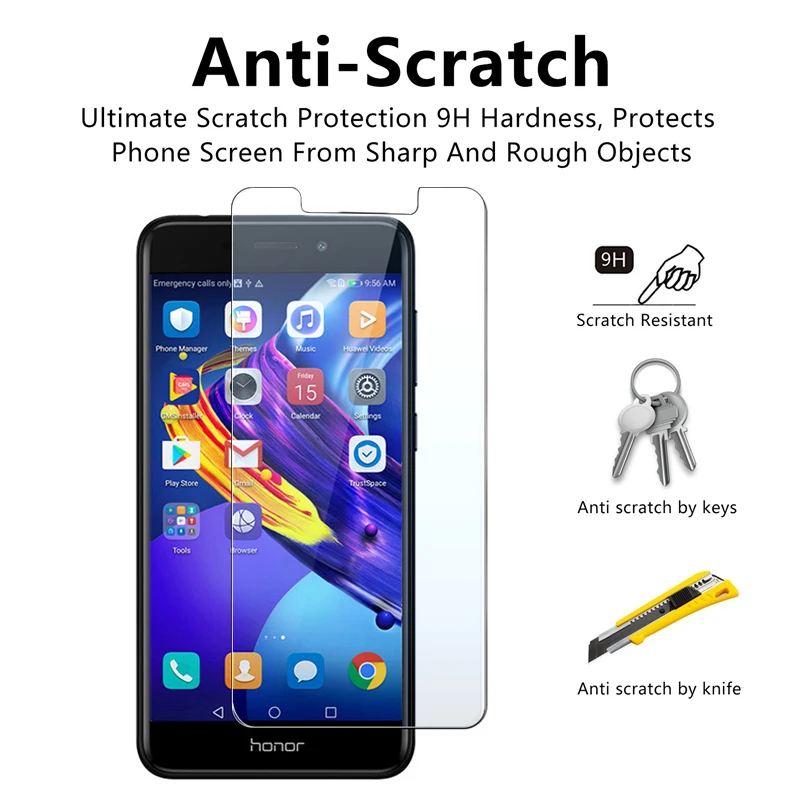 Закаленное стекло для Huawei Honor 6A Защита экрана 6 Plus 6C Pro защитная пленка | Мобильные