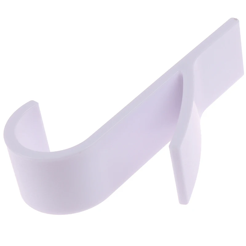 6 шт. белый домашний кухонный душевой крючок для полотенец пластиковая вешалка