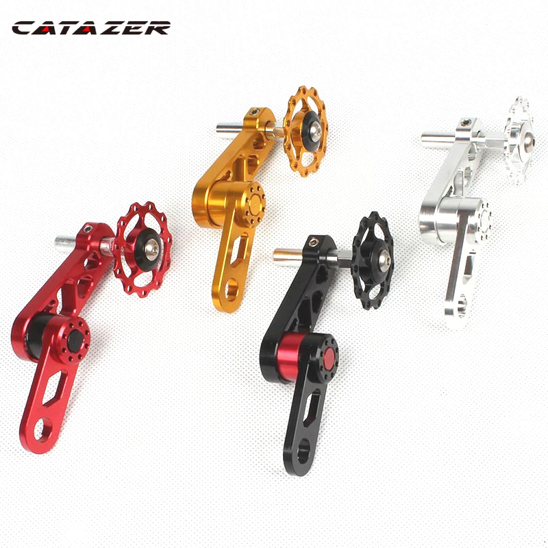 Складной велосипед один Скорость овальная Звездочка шкив опорное колесо цепи с