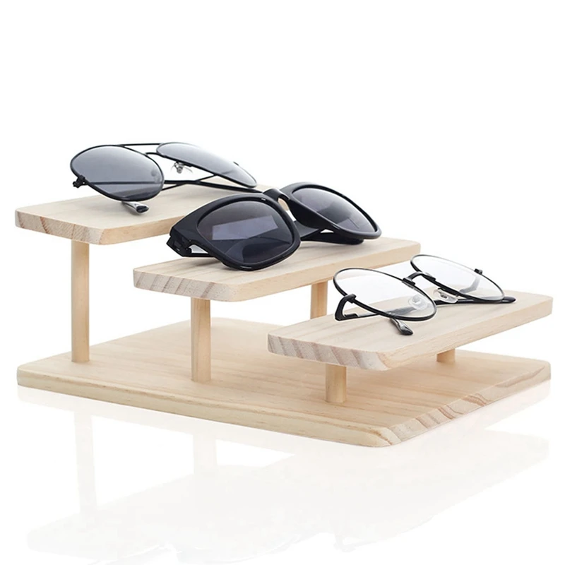 

Solid Wood Glasses Store Tray Storage Rack Eye Display Rack Sunglasses Shelf Sunglasses Frame Bracket Props
