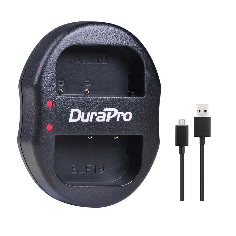 4Pcs DMW-BLF19 1860mAh DMW BLF19 BLF19E DMW-BLF19e DMW-BLF19PP Battery+ USB Dual Charger for Panasonic Lumix GH3 GH4 GH5 G9 | Электроника