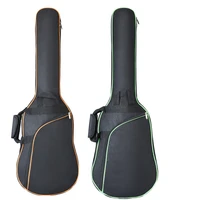4041 inchs oxford fabric electric guitar case colorful edge gig bag double straps pad 8mm cotton thickening soft cover
