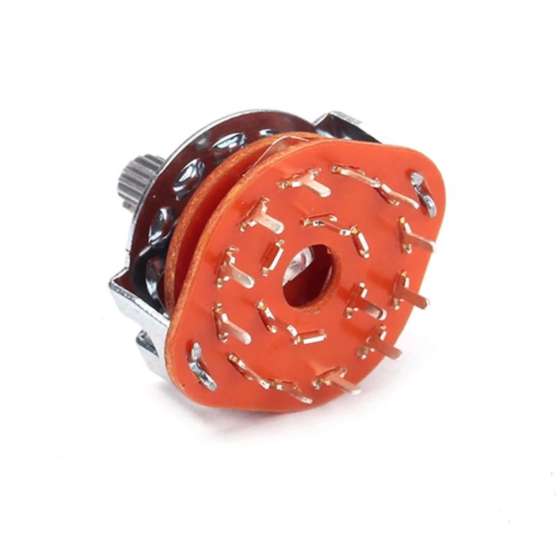 

2Pcs 3P4T 3 Pole 4 Position 6mm Knurled Shaft Rotary Guitar Switch Knob Accessory