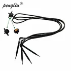 Набор для орошения сада, комплект 20 насадок с автоматическим поливом и четырьмя ветвями, изогнутая стрела, капельница, микрокапельное орошение IT050