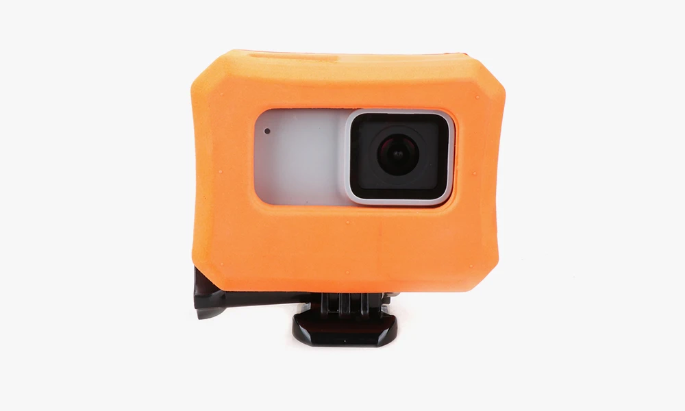 Vamson для Go pro Водонепроницаемый защитный чехол оранжевый поплавок Крышка для GoPro Hero 7 6 5 черный 7 серебристо-белый аксессуары для камеры VP649