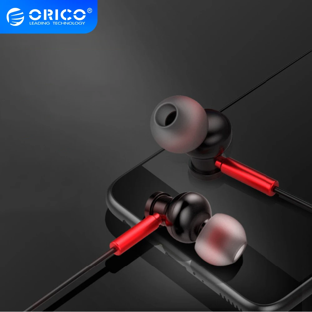 ORICO наушники в ухо Бас Звук спортивные музыкальные стерео игровые для телефона