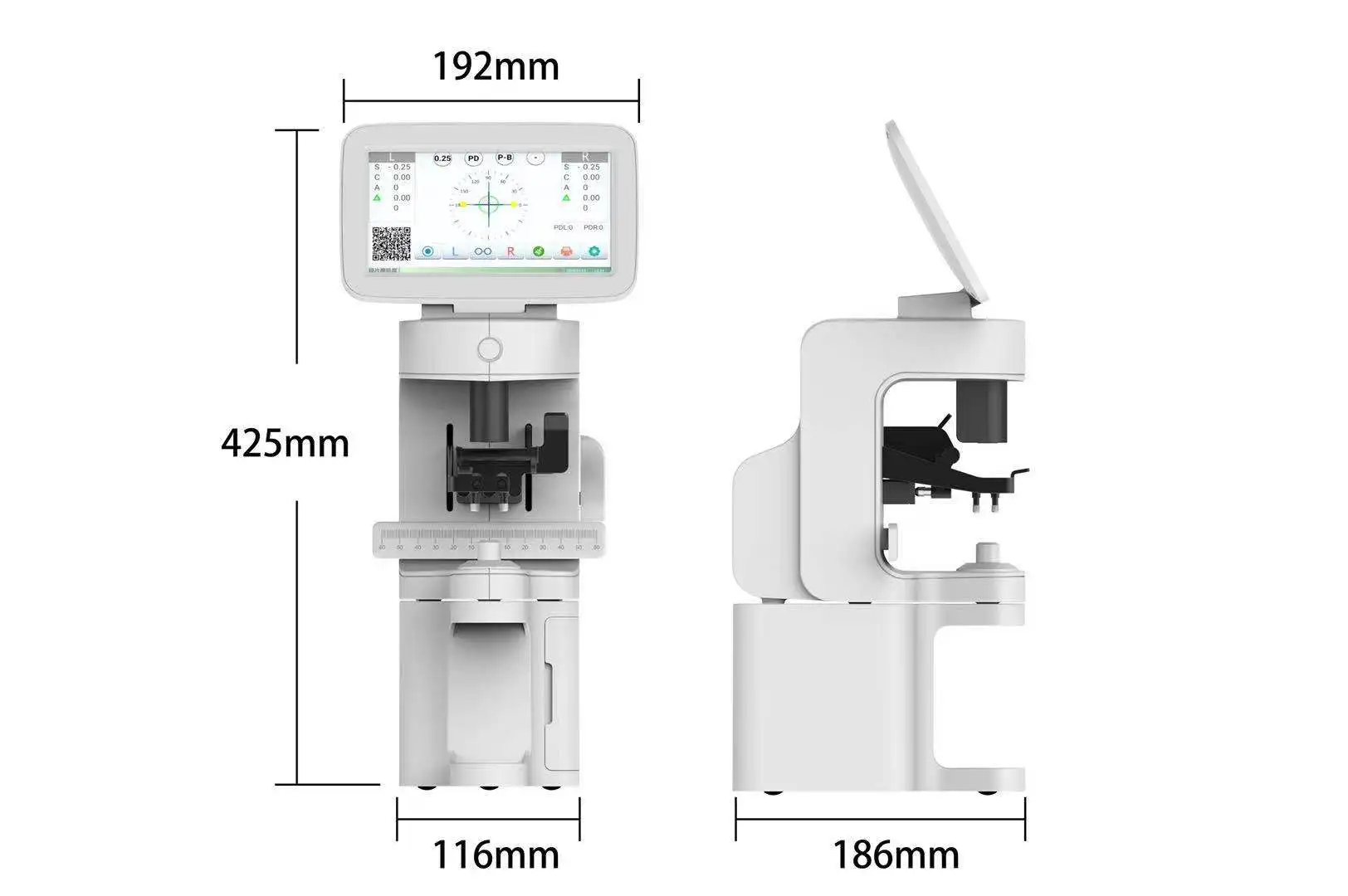 Новый автоматический линзметр LM-02 Focimeter 5 &quotTrue Цвет монитор | Оптометрическое