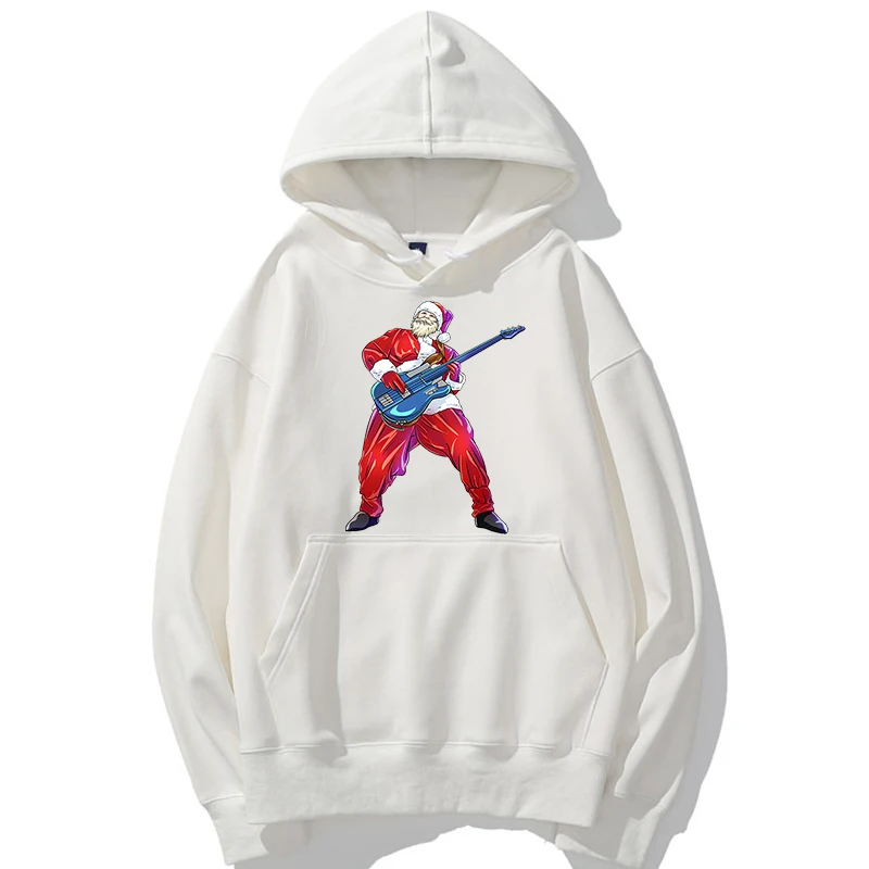 

Мужская хлопковая толстовка с рисунком деда мороза