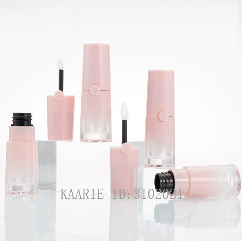 

10/30/50pcs Pink Lip Gloss Container Empty Beauty Makeup DIY Lip Glaze Tube Cosmetics Refillable Bottle Shell Packaging Homemade
