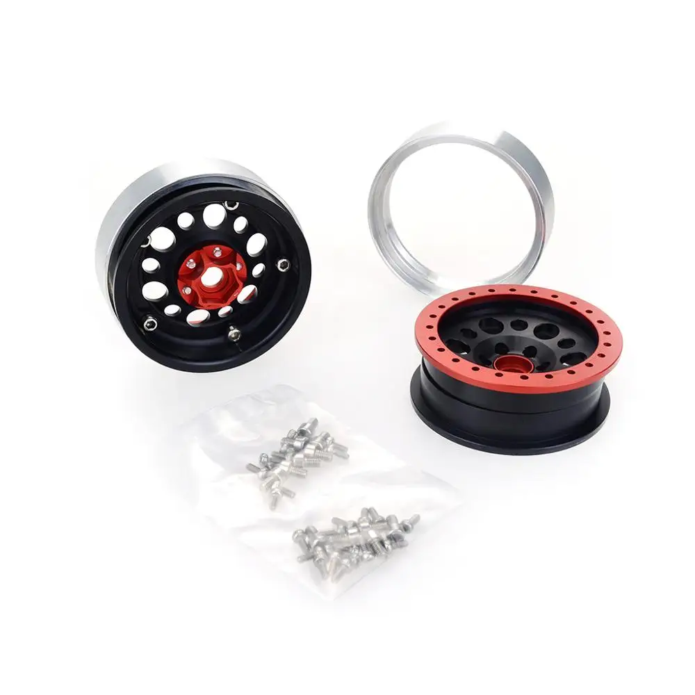 

2.2inch Metal Wheel Rim Beadlock For 1/10 RC Crawler Car Traxxas TRX4 Defender Bronco RC4WD D90 Axial Scx10 90046 CCO1 TF2