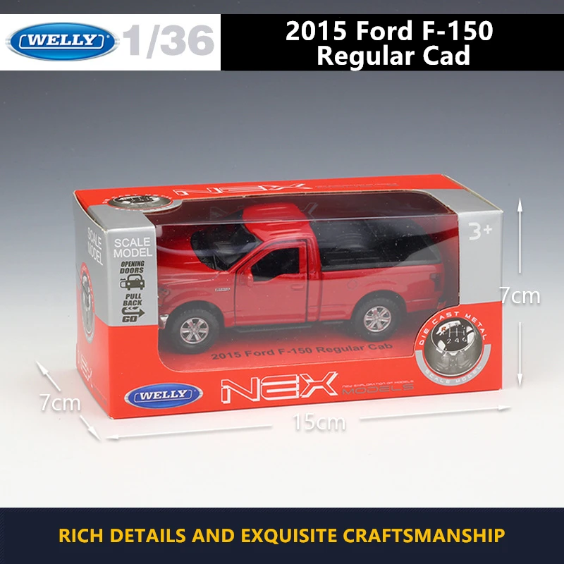

WELLY 1:36 2015 Ford F-150 Regular Cab alloy car model machine Simulation Collection toy pull-back vehicle Gift collection