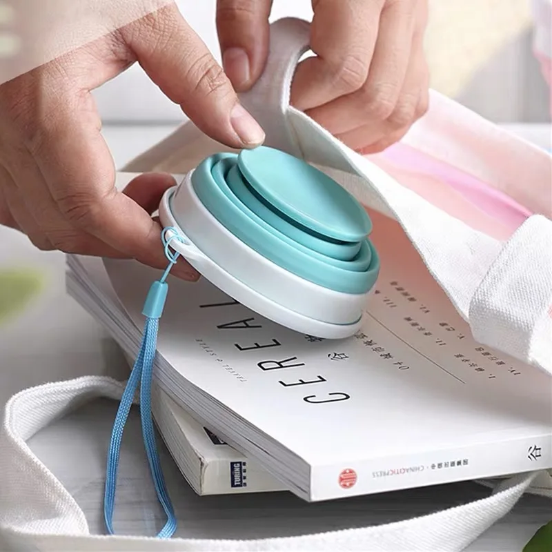 Креативная походная Спортивная посуда для напитков портативная круглая чаша с