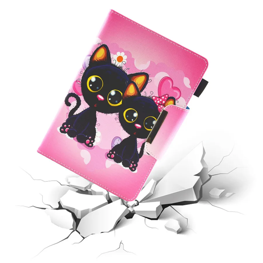 Универсальный чехол для планшета Android 9 7 10 1 дюймов Магнитный из искусственной