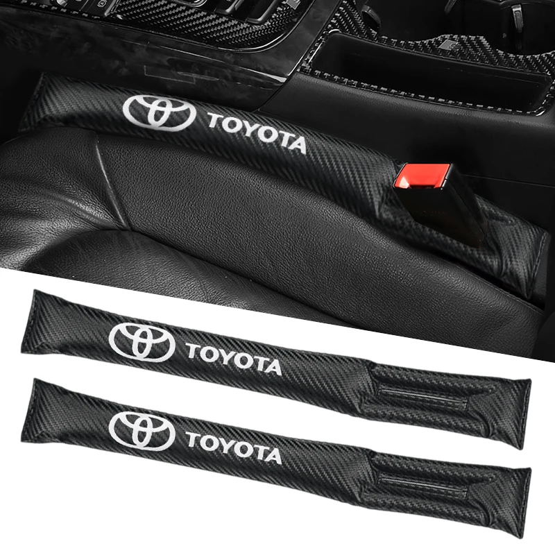 

Car Seat Gap Filler Padding Seat plug Leakproof Pads For Toyota Avensis Prado Corolla Camry CHR Rav4 Hilux Auris Vios Yaris