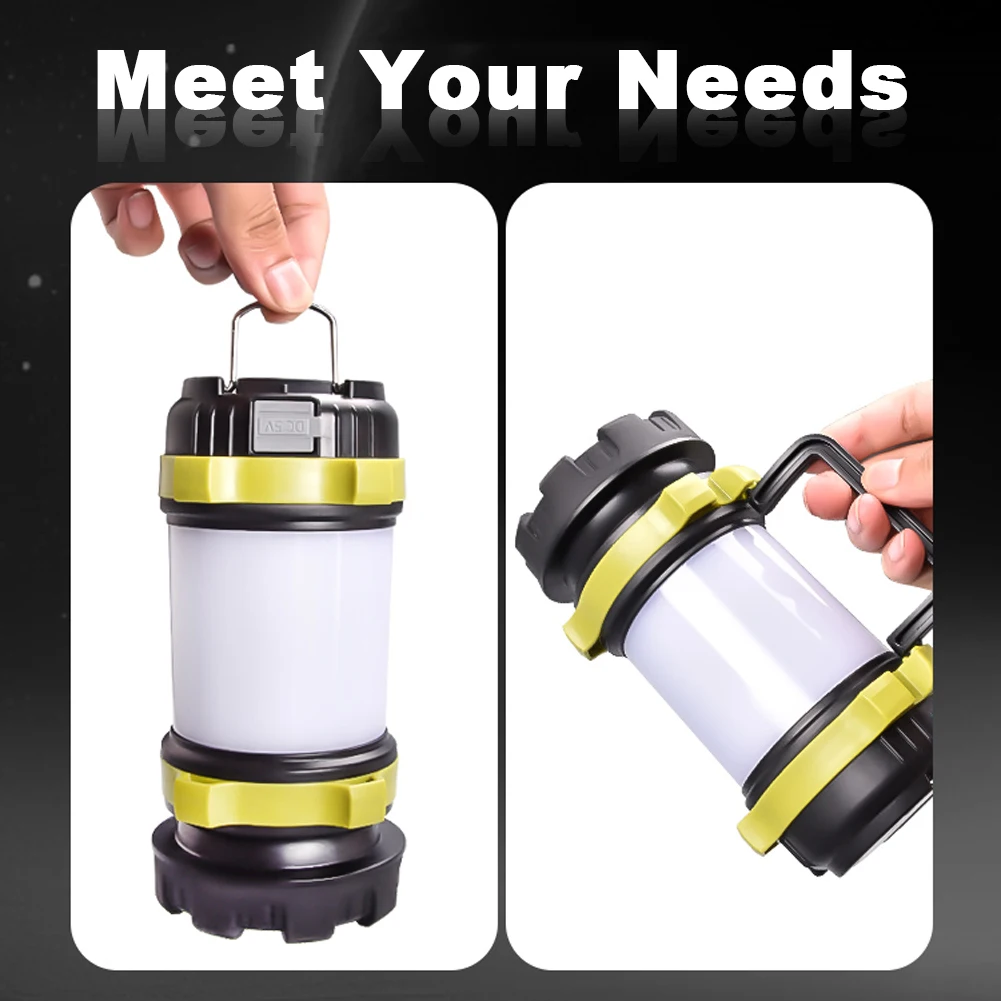 Перезаряжаемый светодиодный светильник для кемпинга самый яркий