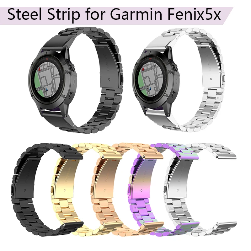 Сменный металлический ремешок для часов Garmin Fenix5x Puls Fenix3 Hr Fenix3sapphire браслет из