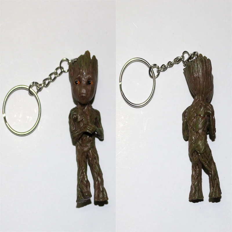 Strongwell кукла Грут связка ключей детское дерево фигурка мужчины Marvel guardiers Groot Cos галактика Мстители украшение фигурка игрушка