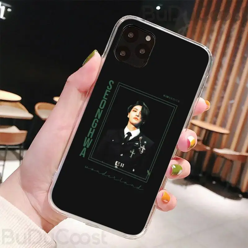 

Riccu Ateez HongJoong SeongHWA Phone Case For iPhone 11 12 pro XS MAX 8 7 6 6S Plus X 5S SE 2020 XR cover