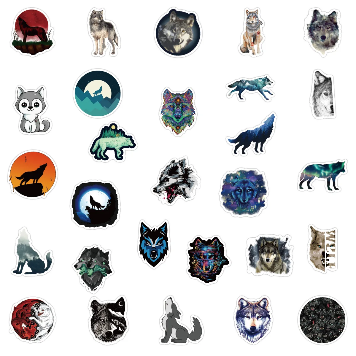 10/30/50 шт. наклейки в виде животных | Игрушки и хобби