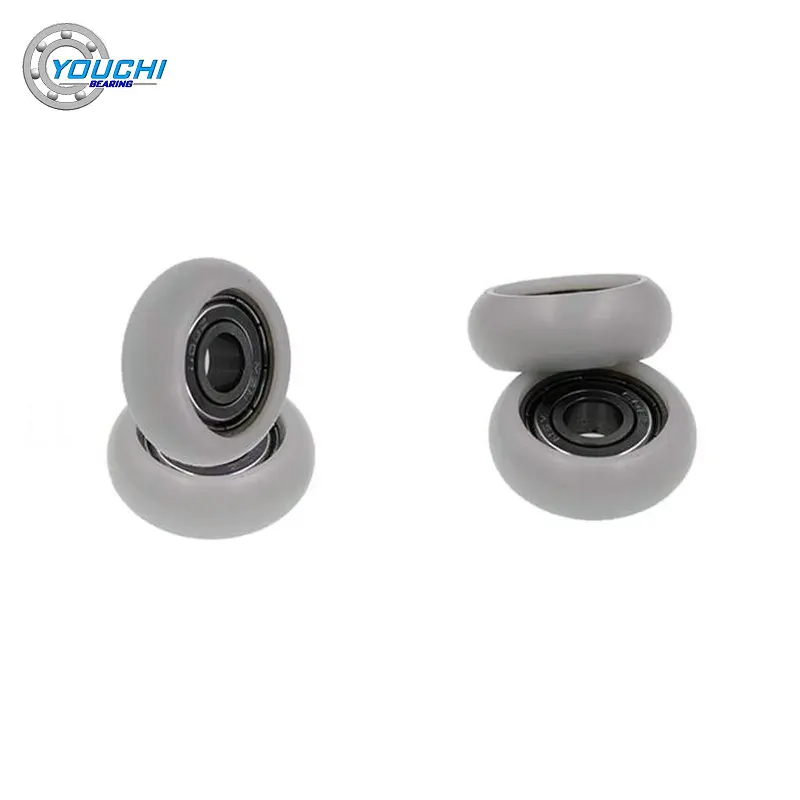 

30mm Plastic Coated Roller With 608 RS Bearing 8x30x11 mm BSR60830-11 POM Bearings 8*30*11 mm Rowing Seat & Furniture Wheels