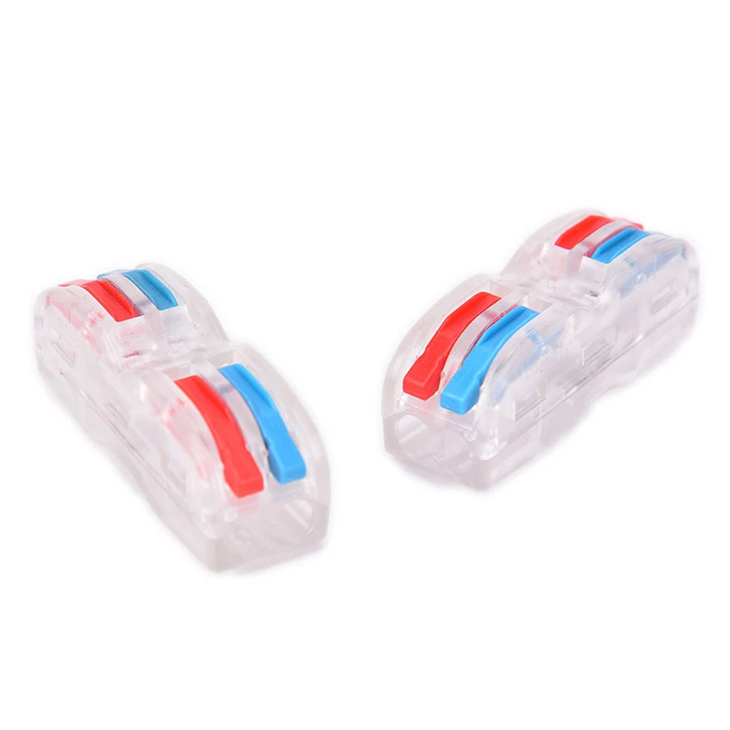 HUXUAN 2 шт мини проводной разъем Быстрый компактный Универсальный клеммные блоки |