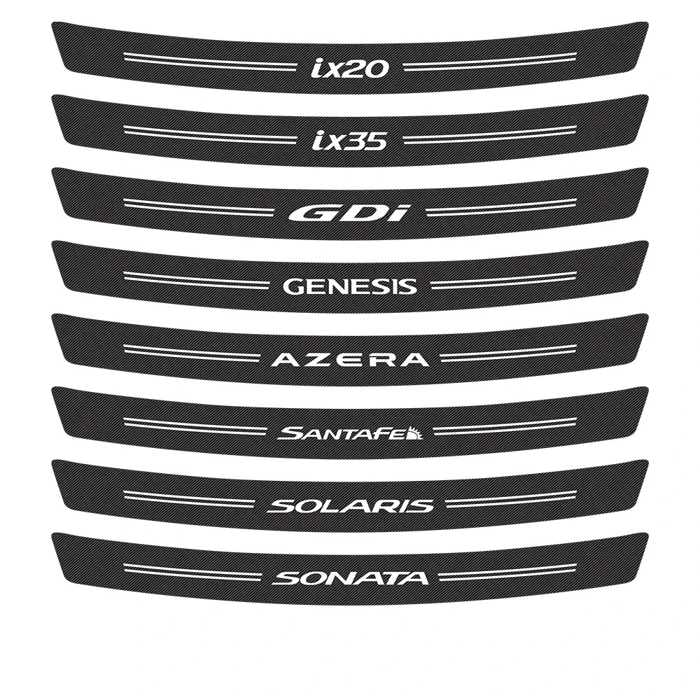 Наклейки на багажник автомобиля для Hyundai Tucson i40 i30 i10 i20 IX35 IX20 Solaris Sonata Genesis Santafe ultravi