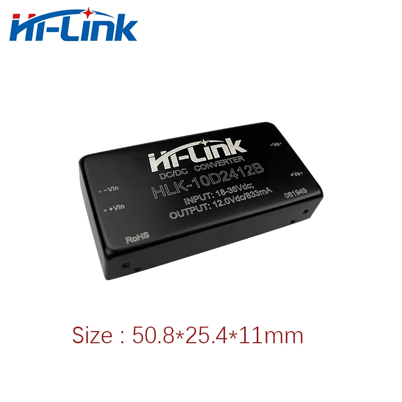 18 36 в вход 12 В 830ма выход dc источник питания открытая рамка HLK 10D2412B Hi Link 2 шт./лот