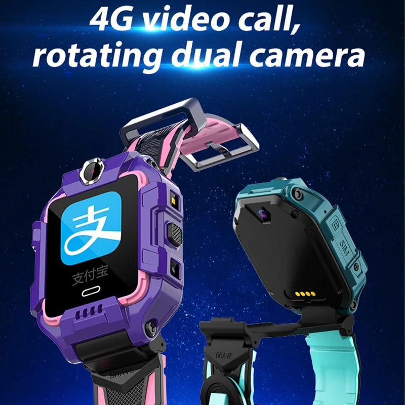 Детские Смарт часы Greentiger Y99 4G GPS Wi Fi SOS с функцией видеозвонка защитой от потери VS