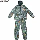 Костюм для рыбалки Bionic, камуфляжная одежда для охоты и рыбалки с защитой от комаров, куртка с капюшоном и штаны на молнии спереди, джунгли, лето