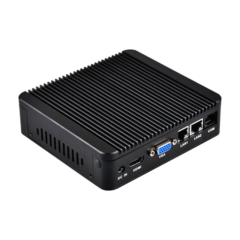 Четырехъядерный процессор Intel Celeron J1900 Мини ПК с четырёхъядерным процессором ОС Windows 10 промышленный Micro компьютер HDMI VGA Wi-Fi 2xlan 4xusb RJ45 для RS232